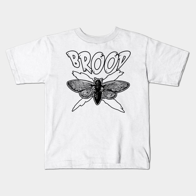 Brood X Cicadas! Kids T-Shirt by GodsBurden